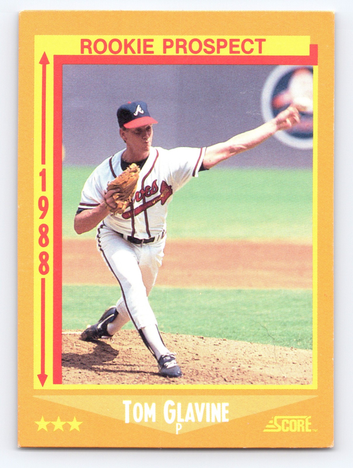 1988 Score #638 Tom Glavine