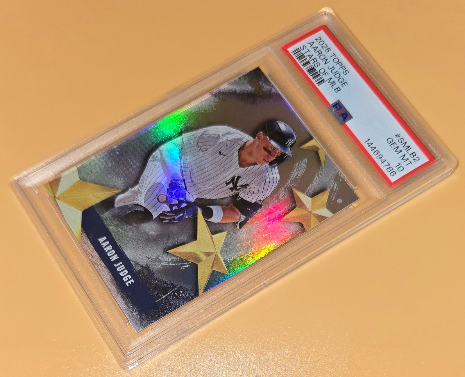Aaron Judge PSA 10 2025 Topps Stars of MLB SMLB2 New York Yankees Fastest To 300