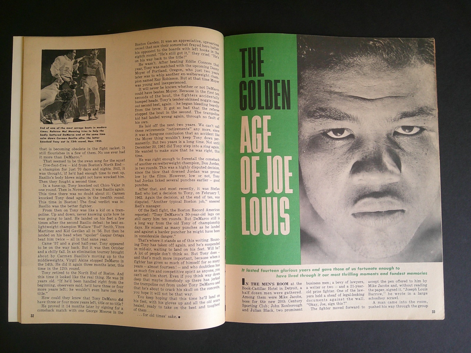 BOXING ILLUSTRATED WRESTLING NEWS MAGAZINE MAY 1962 – JOE LOUIS