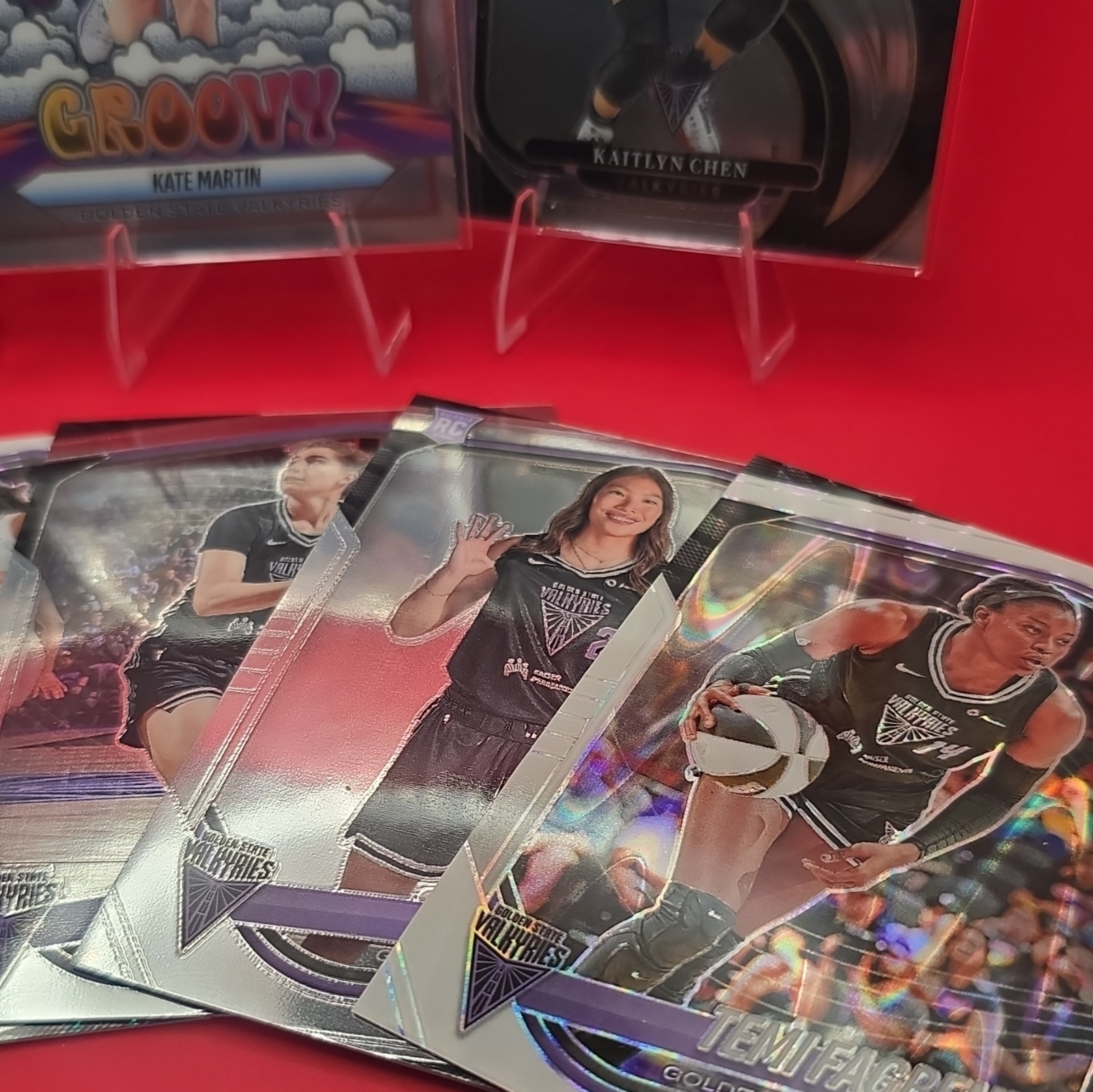Panini Select/Prizm WNBA 2025 Golden State Valkyries 7-Card Groovy