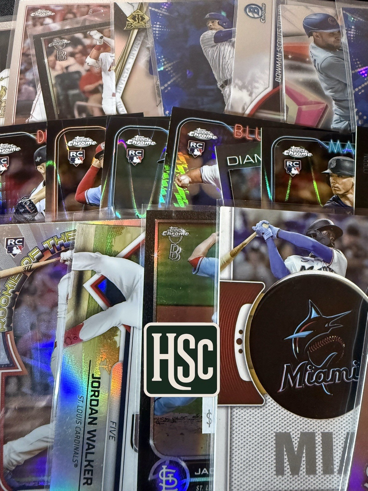 Baseball MLB – 60 Card Lot – Rookies, Parallels, Memorabilia, Autos, Numbered