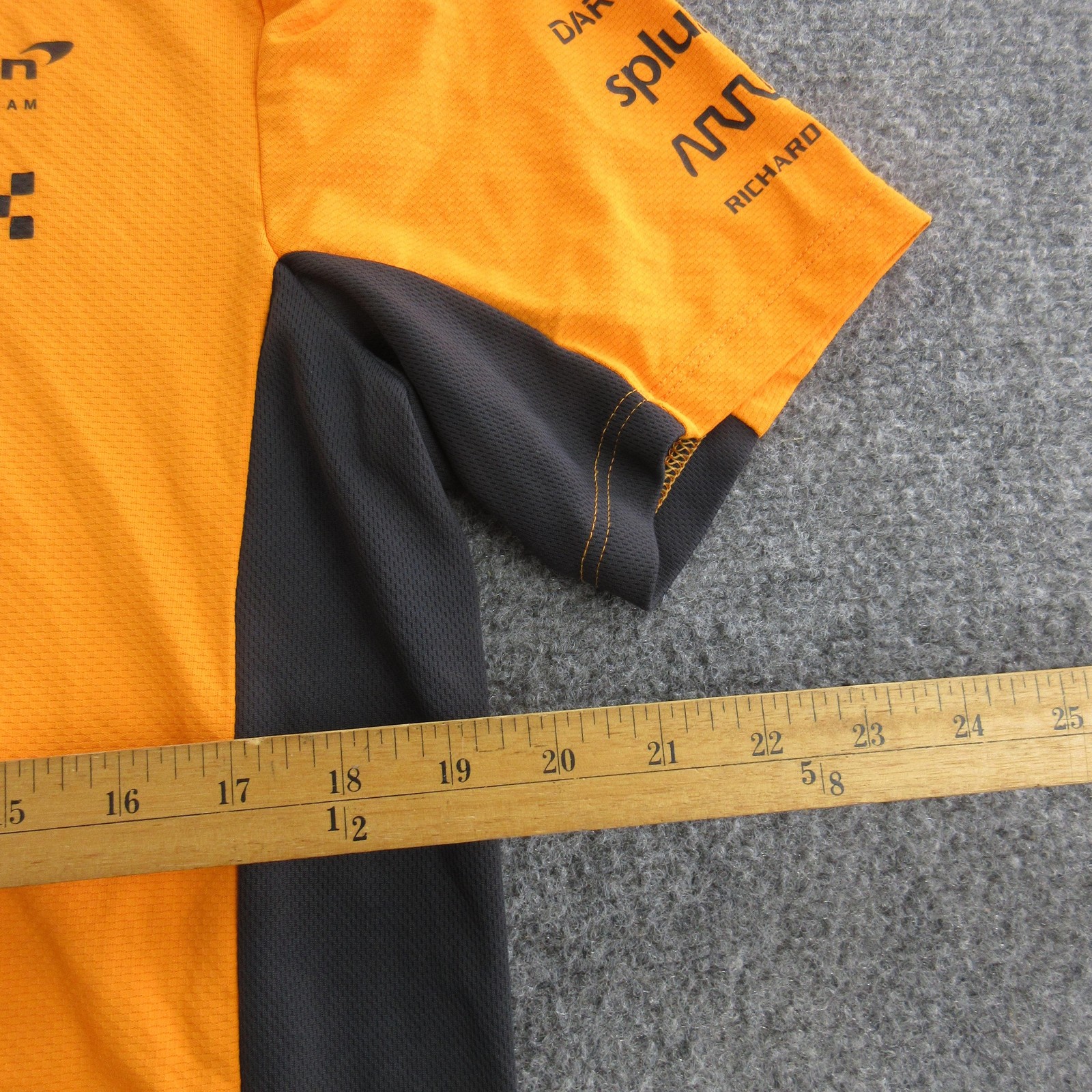 McLaren Formula 1 Team Polo Shirt Mens Medium Orange Racing Castore OKX Dell