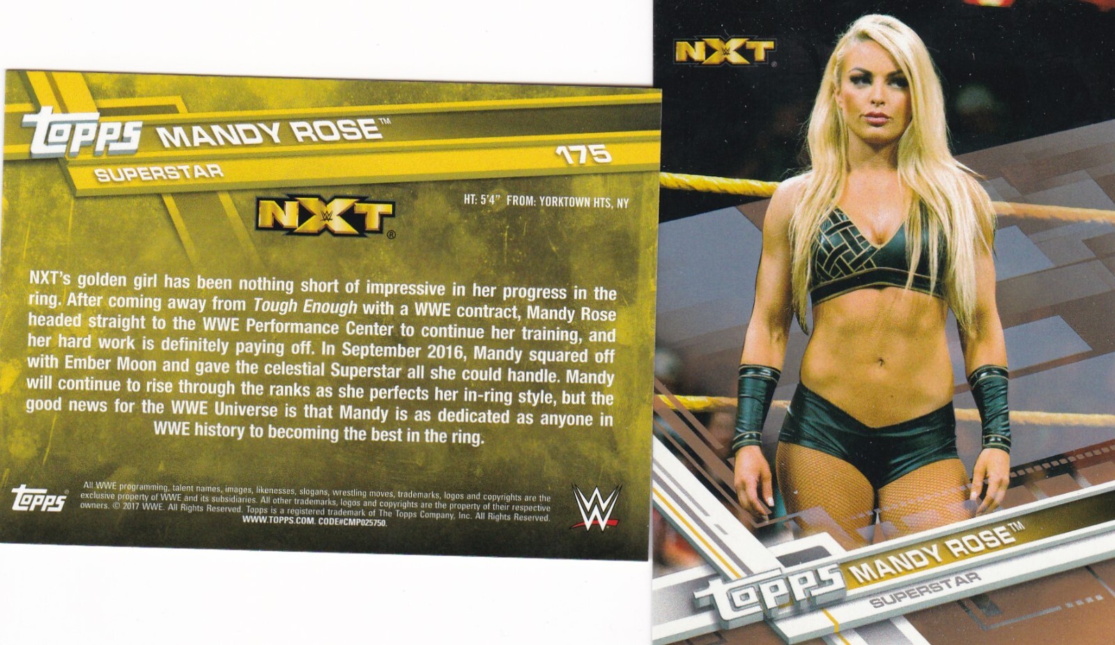 2017 Topps WWE Then Now Forever Trish Stratus #198 BRONZE VERSION