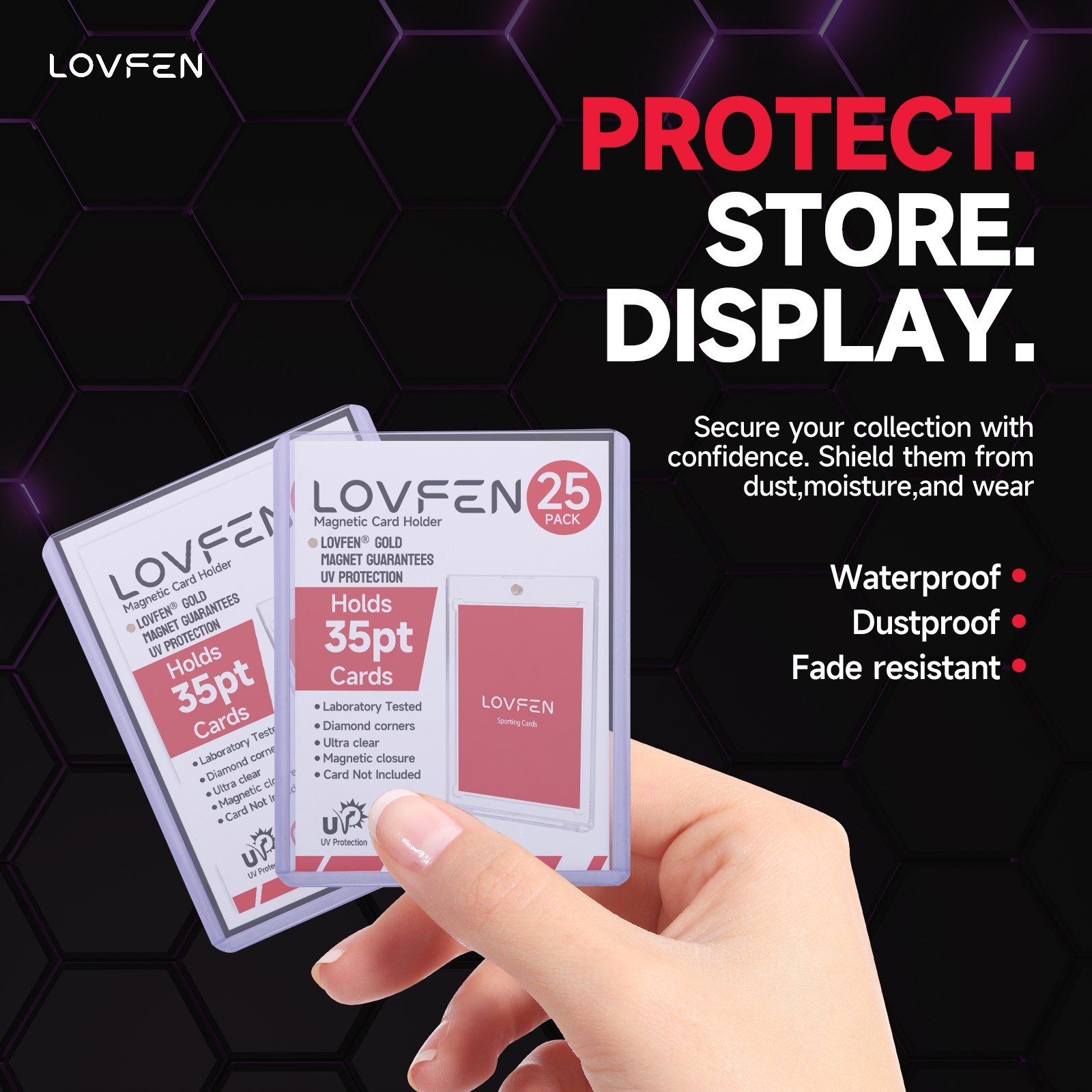 35pt Top Loaders w/ Sleeves or Without Clear Trading Card Protectors 100-1000ct