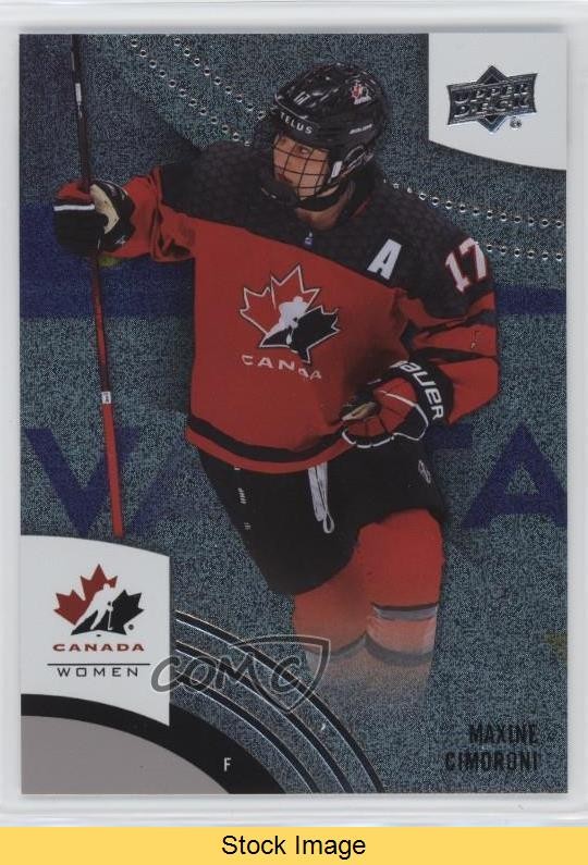 2025 Upper Deck Team Canada Juniors Patterned Foilboard Maxine Cimoroni READ 0b3