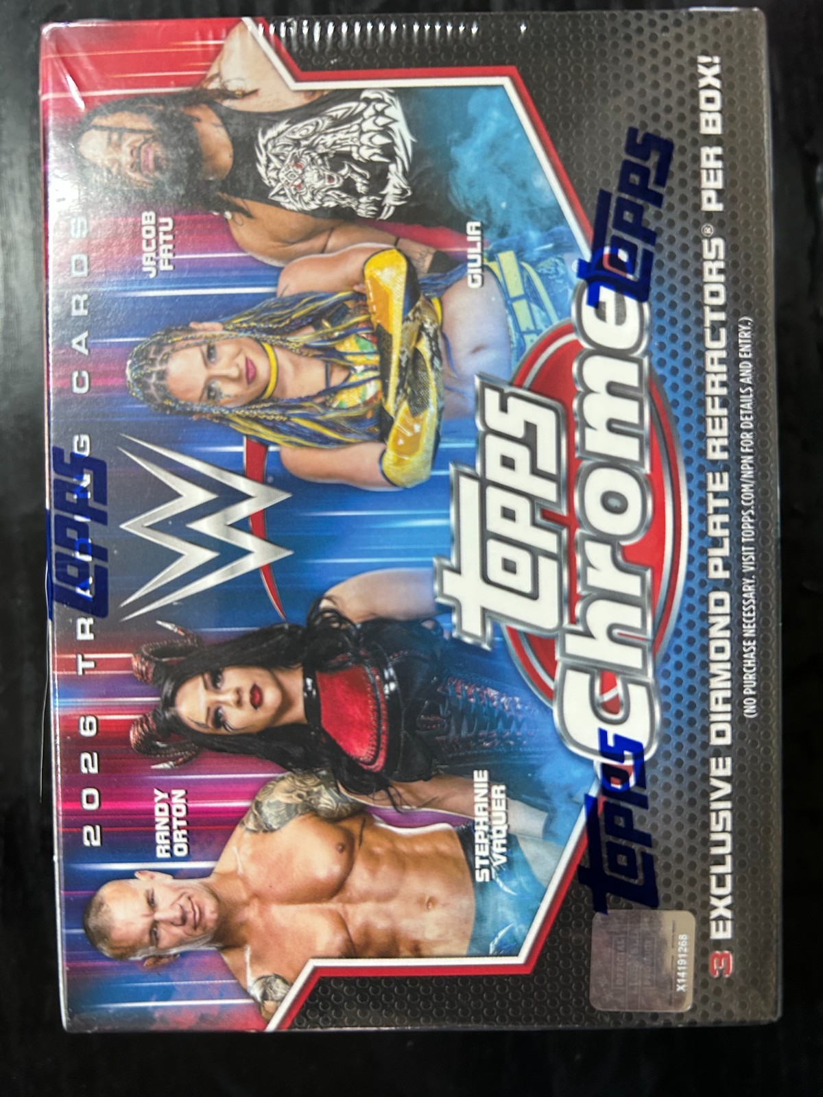 2026 Topps WWE Chrome Wrestling Trading Card Value Box NEW 🚚✅