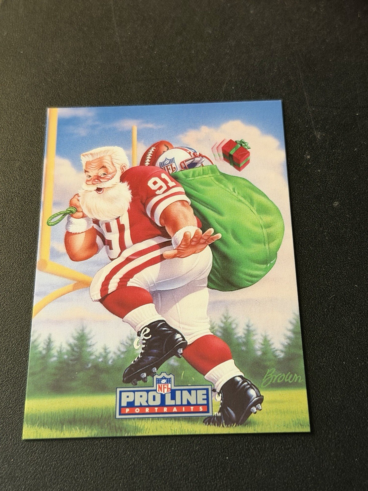 1991 Pro Line Portraits Collectibles Inserts Santa Claus #1991