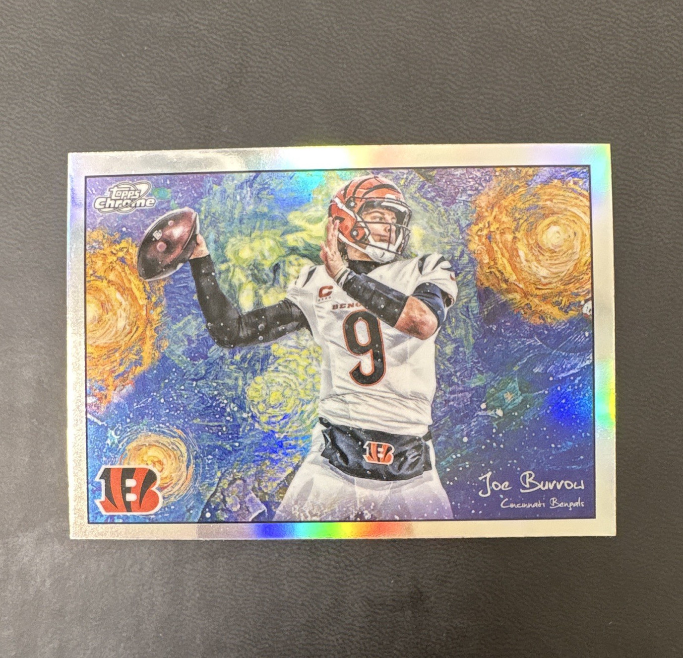 Topps Cosmic Chrome 2025 Joe Burrow Insert Stars in the Night #STN-13 Bengals