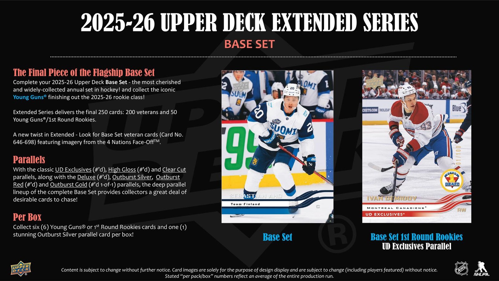 2025/26 UPPER DECK EXTENDED SERIES HOCKEY HOBBY BOX