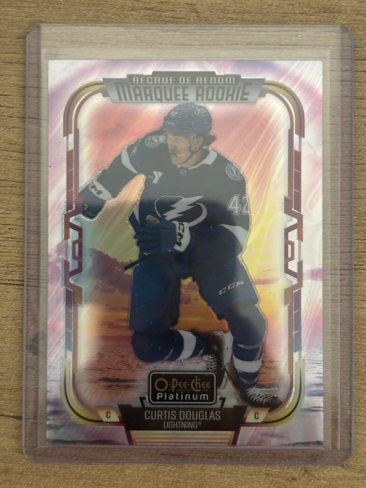 25-26 O-Pee-Chee OPC Platinum Curtis Douglas Marquee Rookie Sunset #284