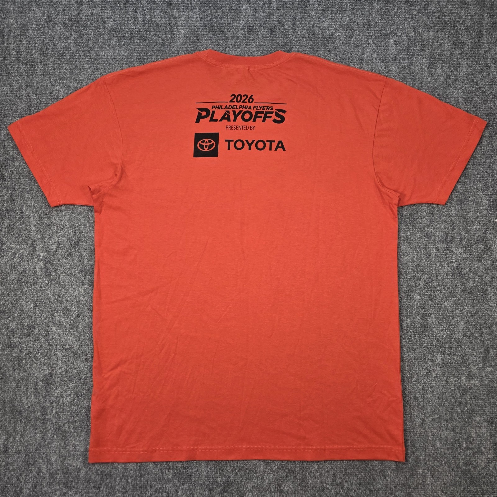 Philadelphia Flyers PUCK EVERYBODY Ignite the Orange XL Shirt Playoffs AUTHENTIC
