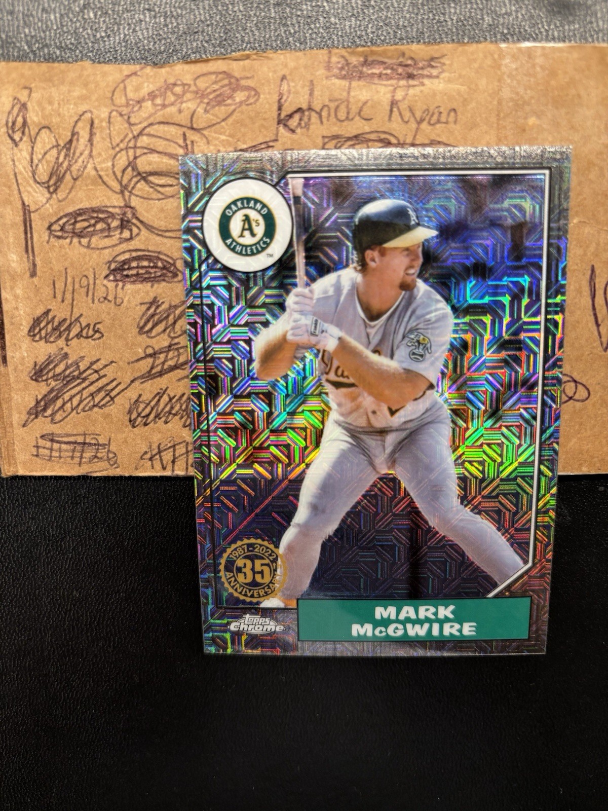 2022 Topps Update – 1987 Topps Chrome Silver Pack Mojo Mark McGwire /199