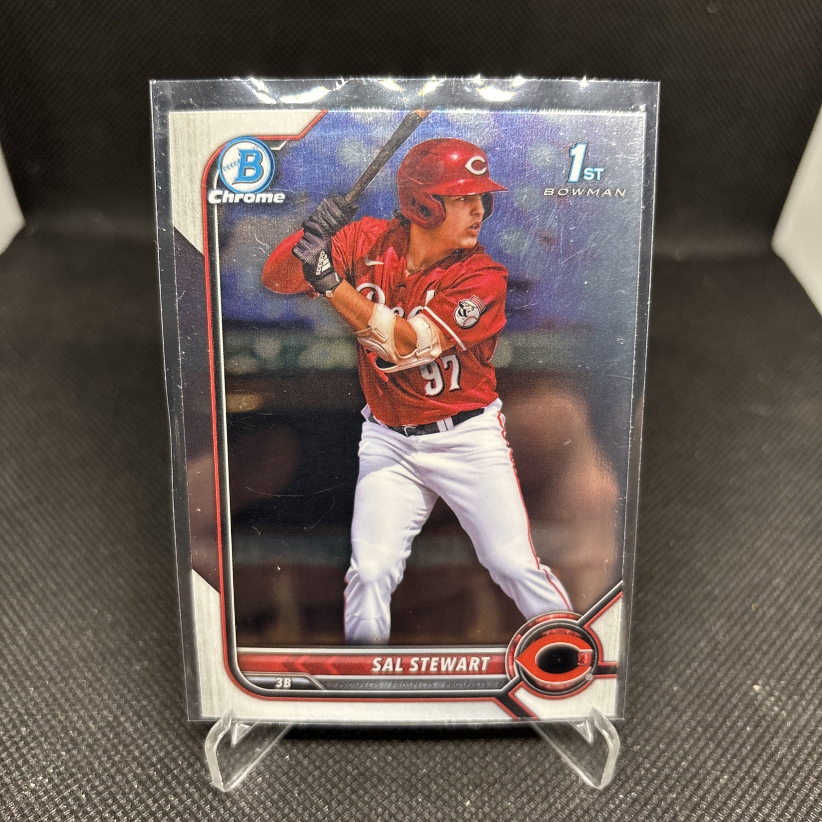 Sal Stewart 2022 Bowman Chrome Draft 1st rookie RC #BDC-122 Cincinnati Reds