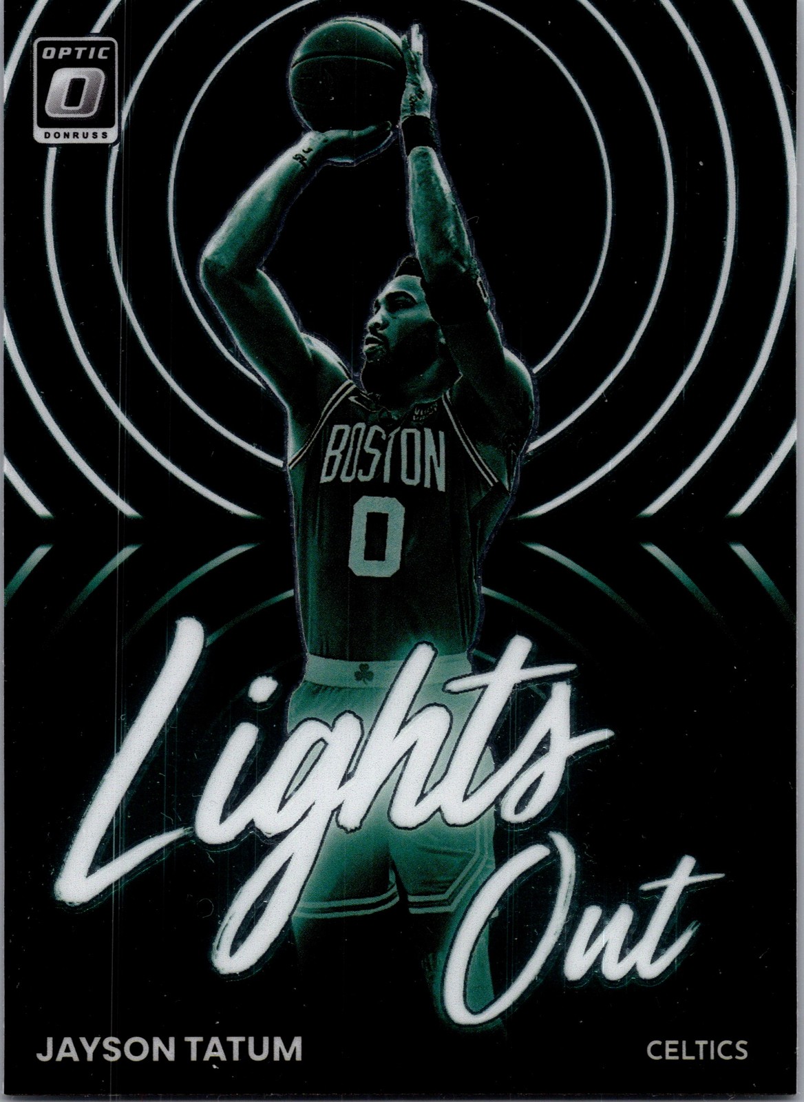 2022-23 Donruss Optic #1 Jayson Tatum Lights Out