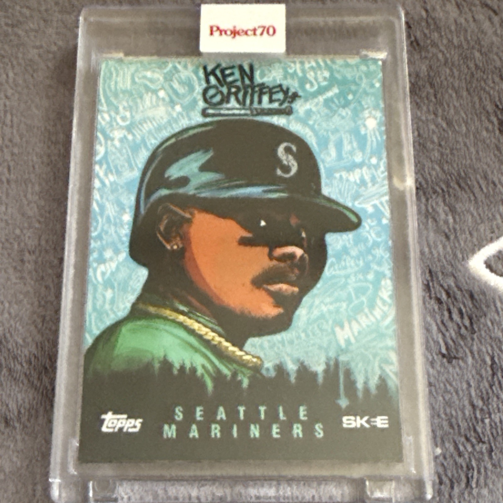 Topps Project 70 DJ Skee KEN GRIFFEY JR Seattle Mariners Art Card 931