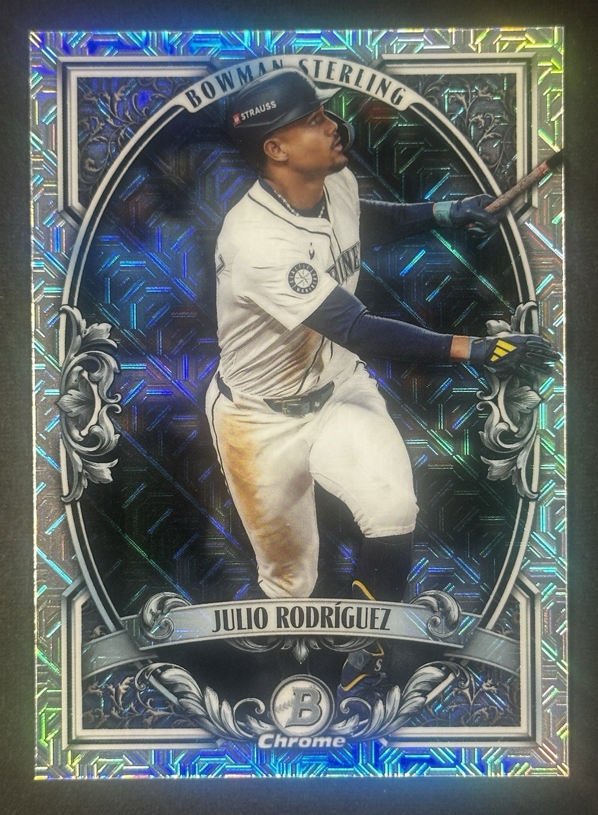 2026 Bowman – Julio Rodriguez #BST-3 Bowman Sterling Mojo Refractor