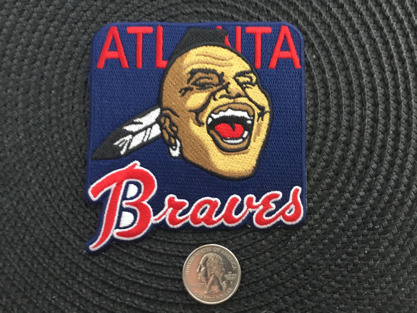 ATLANTA BRAVES MLB Vintage Embroidered Iron On Patch 4” X 3.5”