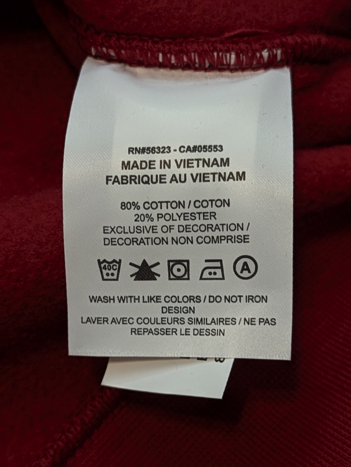 Nike Arkansas Razorbacks Tackle Twill Club Fleece Crew Sweatshirt Mens L