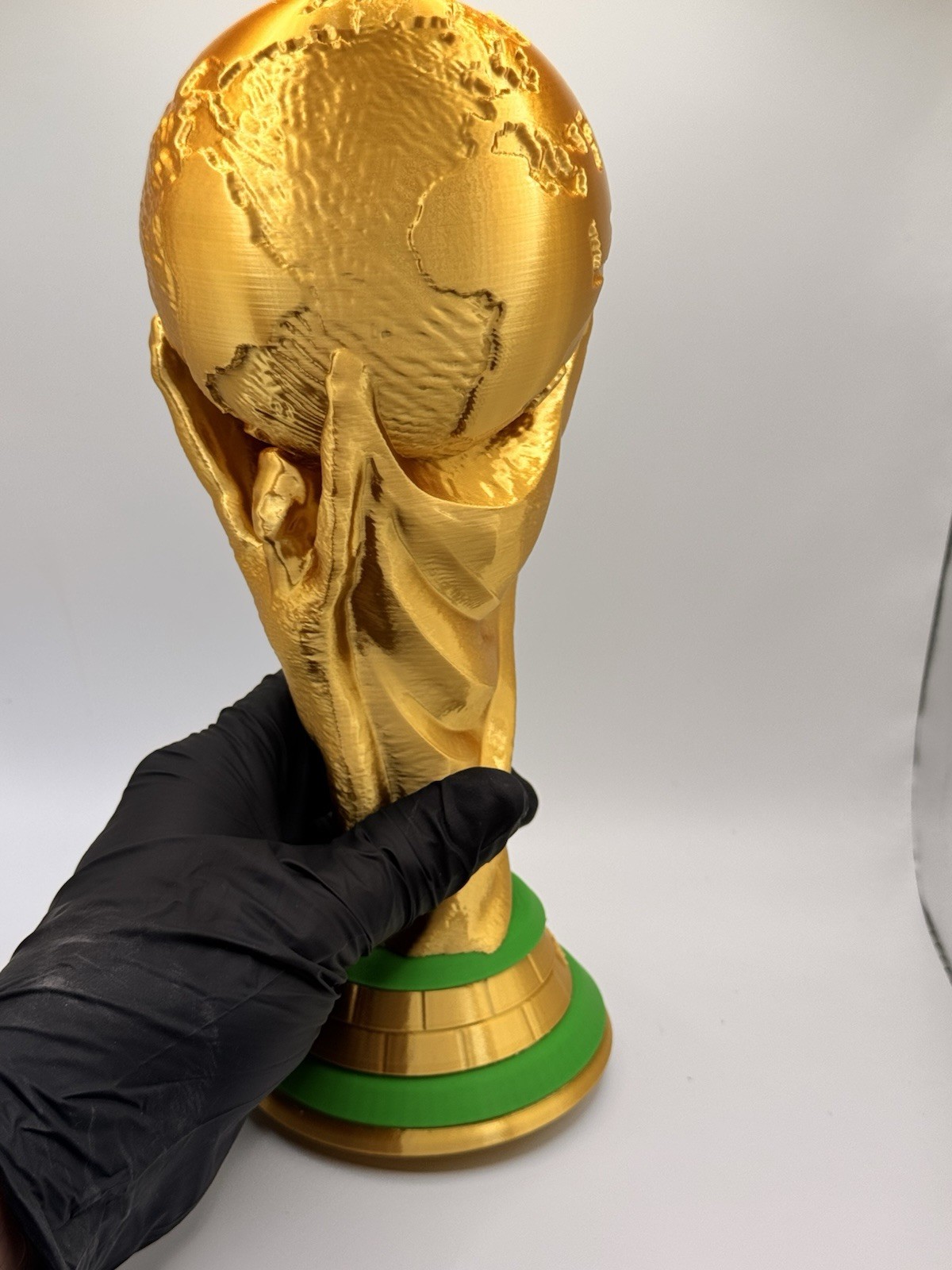 World Cup Trophy Replica Gold Soccer Award Football Cup Display Fan Gift