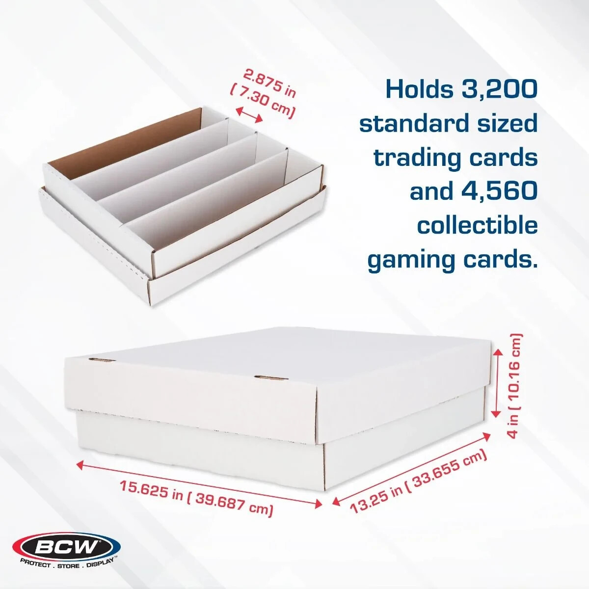 BCW Monster Storage Box For Trading Cards (3,200 CT.)