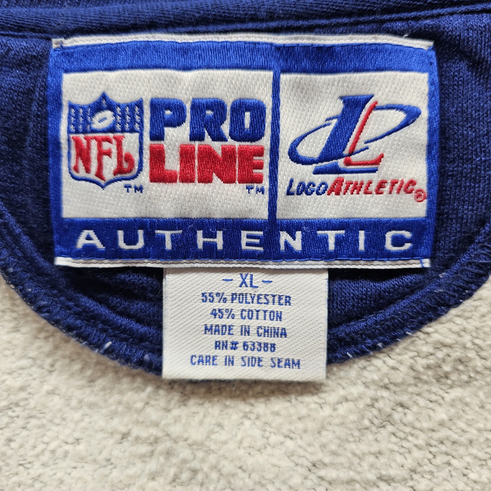 Dallas Cowboys Authentic NFL Pro Line Varsity Sweater Mens XL Embroidered VTG