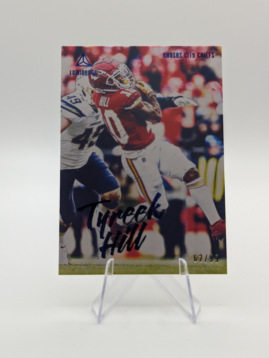 Tyreek Hill 2020 Panini Luminance Blue SP /99 #2 Chiefs