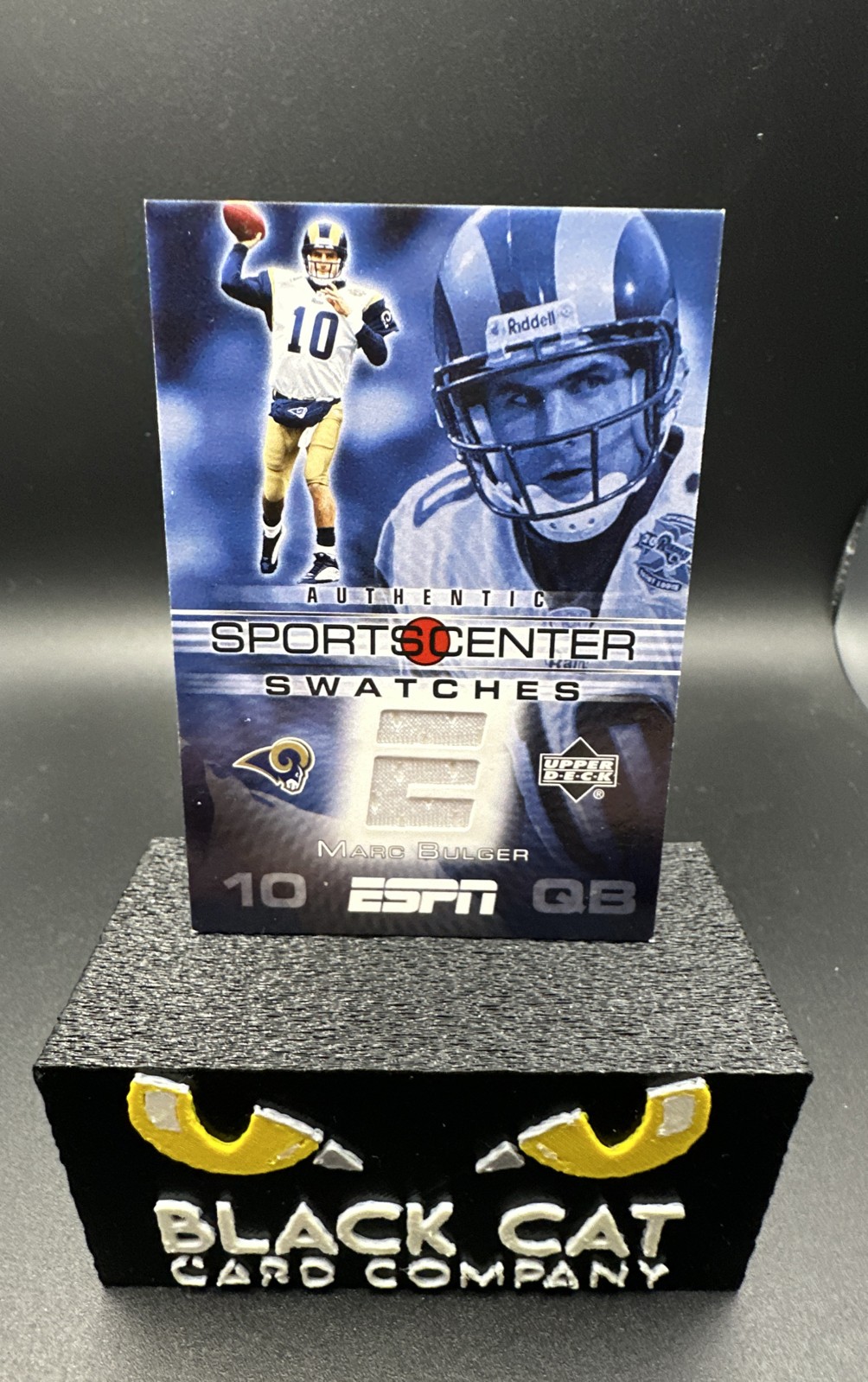 2005 Upper Deck ESPN – Sportscenter Swatches Marc Bulger #SCS-MB (MEM)