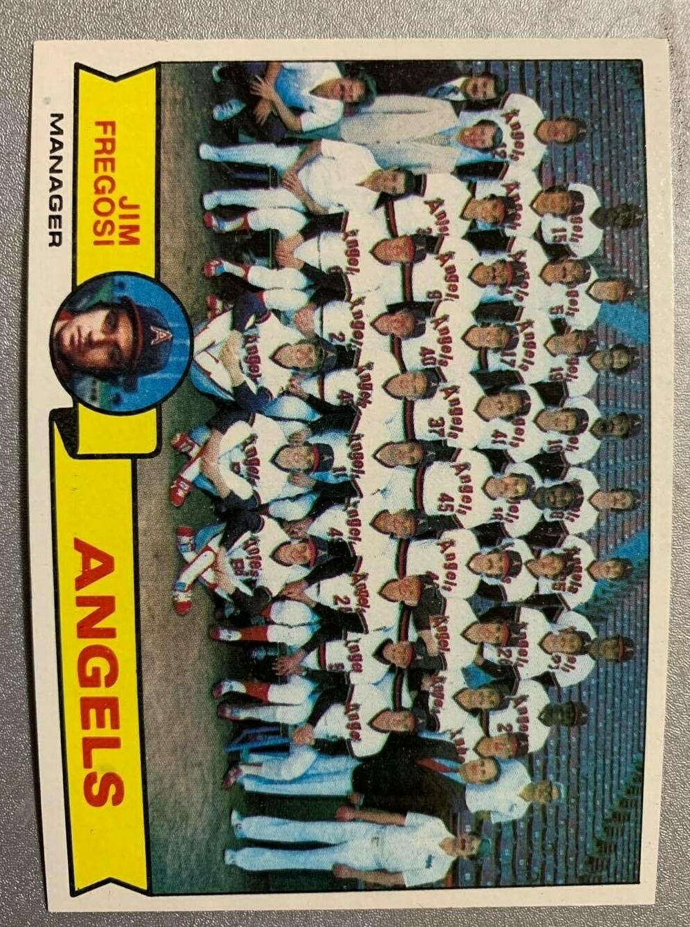 1979 TOPPS TEAM CARD #424 JIM FREGOSI ANGELS NM/MT D0169