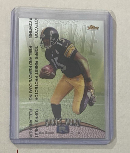 Hines Ward 1998 Topps Finest Rookie Card #148 RC W/ Protective Coating
