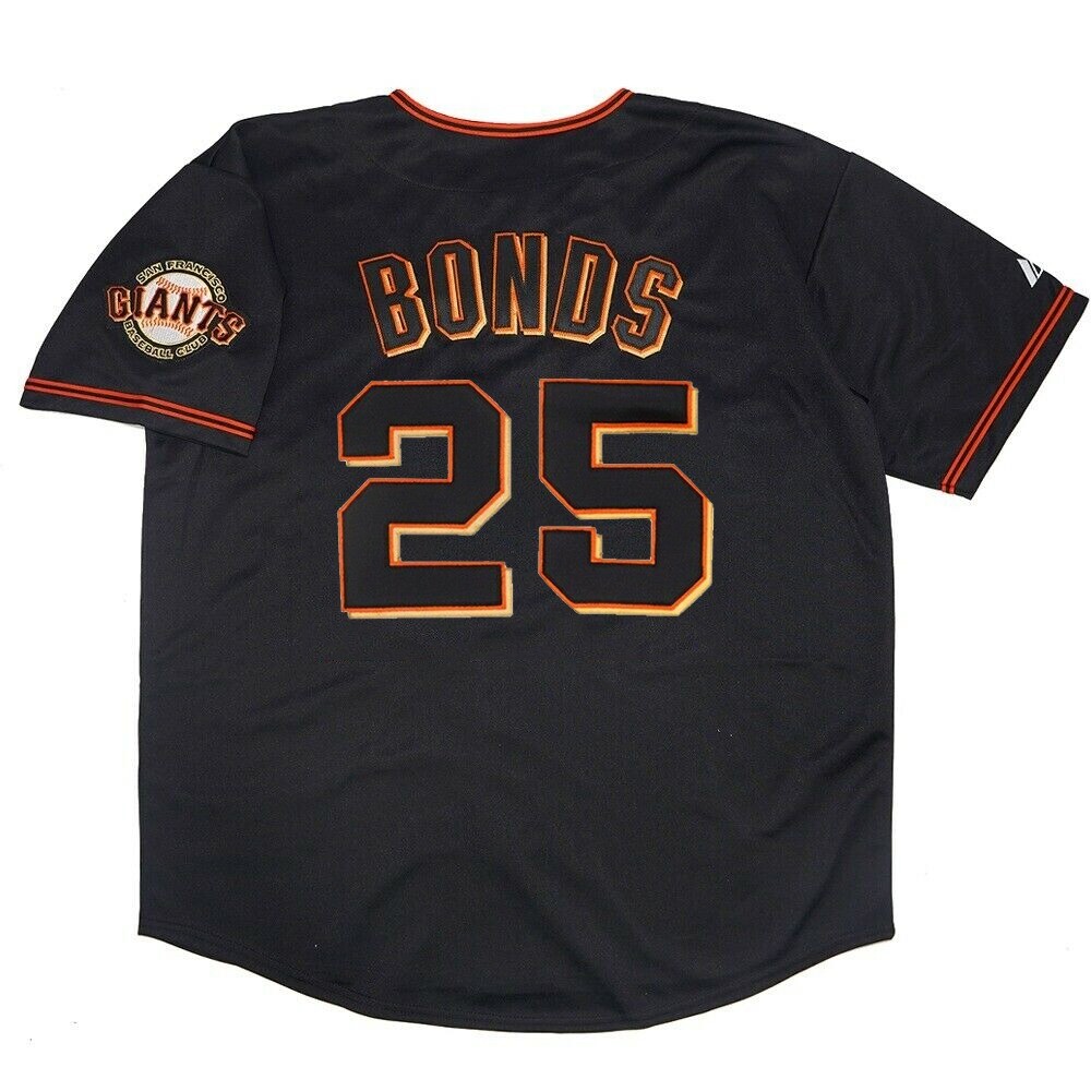 Barry Bonds San Francisco Giants Men’s Alternate Black Jersey w/ Team Patch