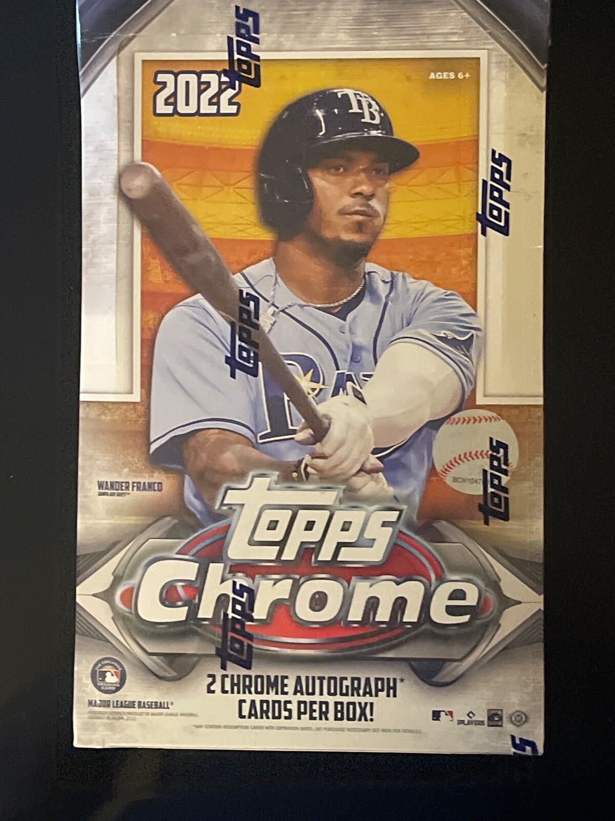 2022 Topps Chrome Baseball Factory Sealed Hobby Box – 2x Autographs