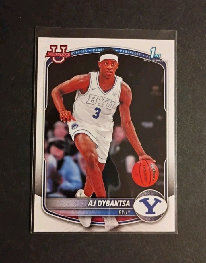 2025-26 Topps Bowman U Prospects AJ Dybantsa 1st Bowman #BPP-1 BYU NCAA