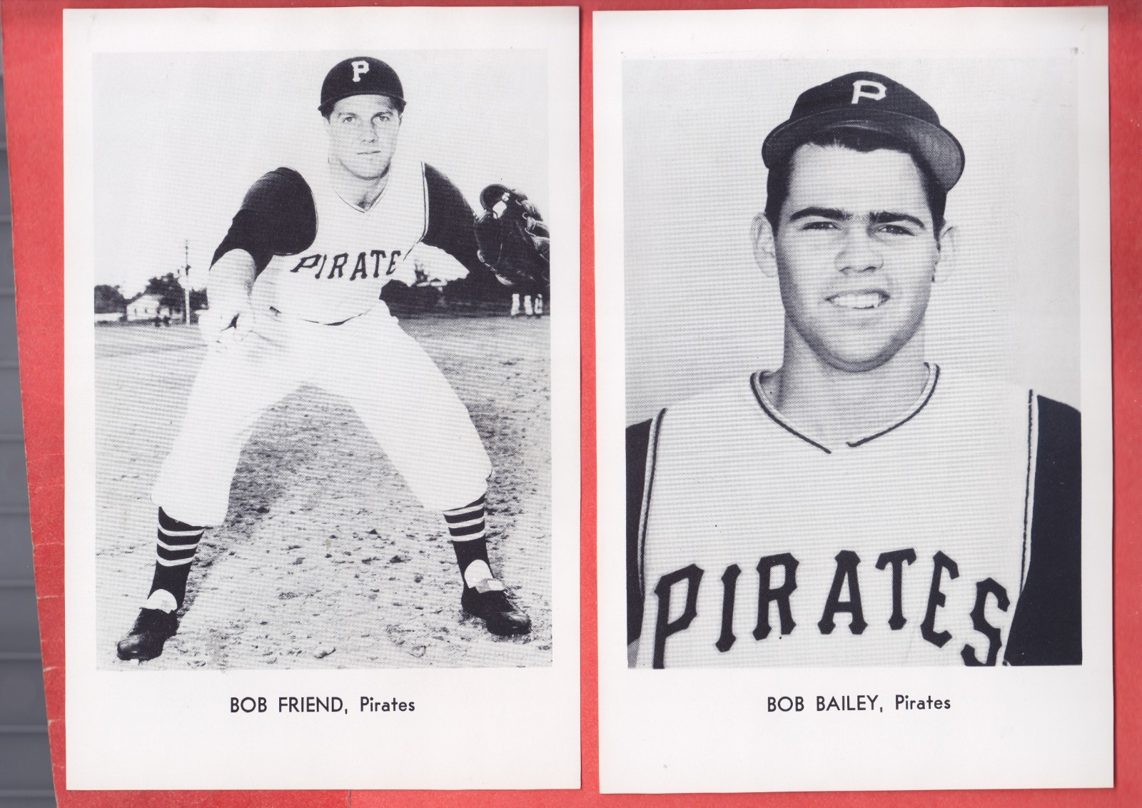1963 PIRATES TEAM ISSUED COMPLETE SET OF 12 IN ORIGINAL ENVELOPE NM/MT