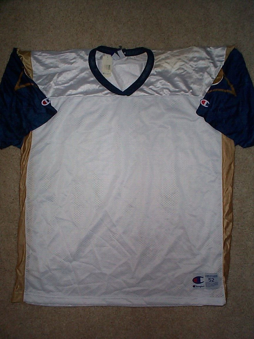 *IRREGULAR* St Louis Rams BLANK nfl VINTAGE Jersey Adult MENS/MEN’S (XXL-2XL)