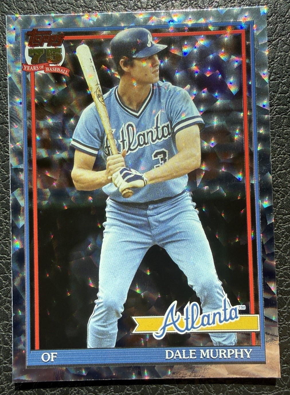 2026 Topps Insert #91B2-38 Dale Murphy Atlanta Braves MLB Baseball Crackle Foil