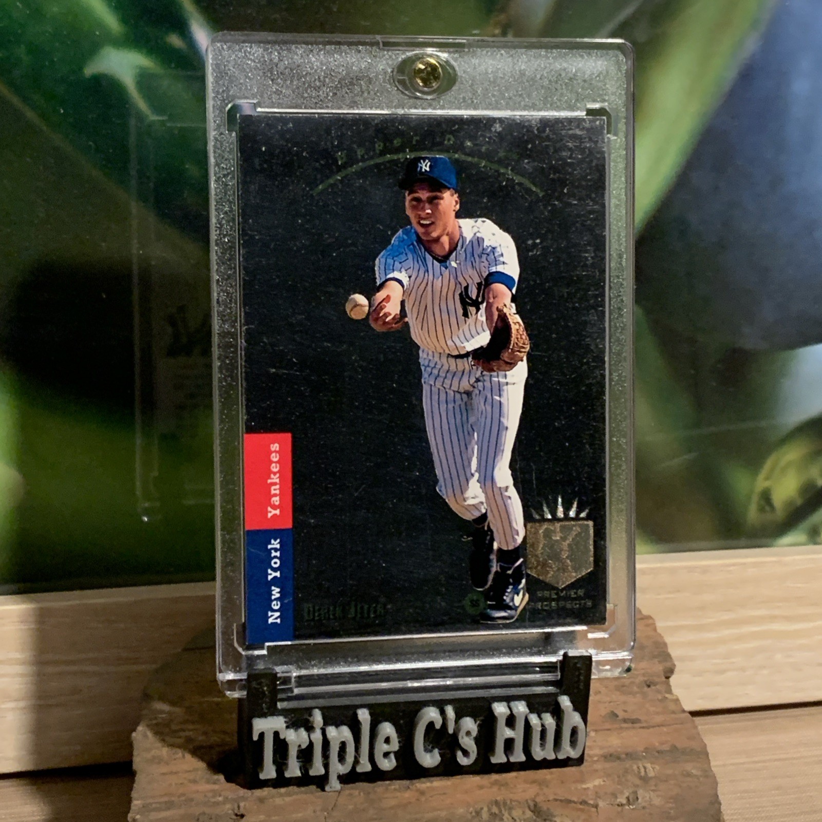 1993 UD SP DEREK JETER Premier Prospects Foil #279 w/ Case Rookie RC Centered! *