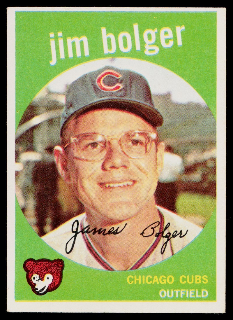 1959 Topps Jim Bolger Chicago Cubs #29