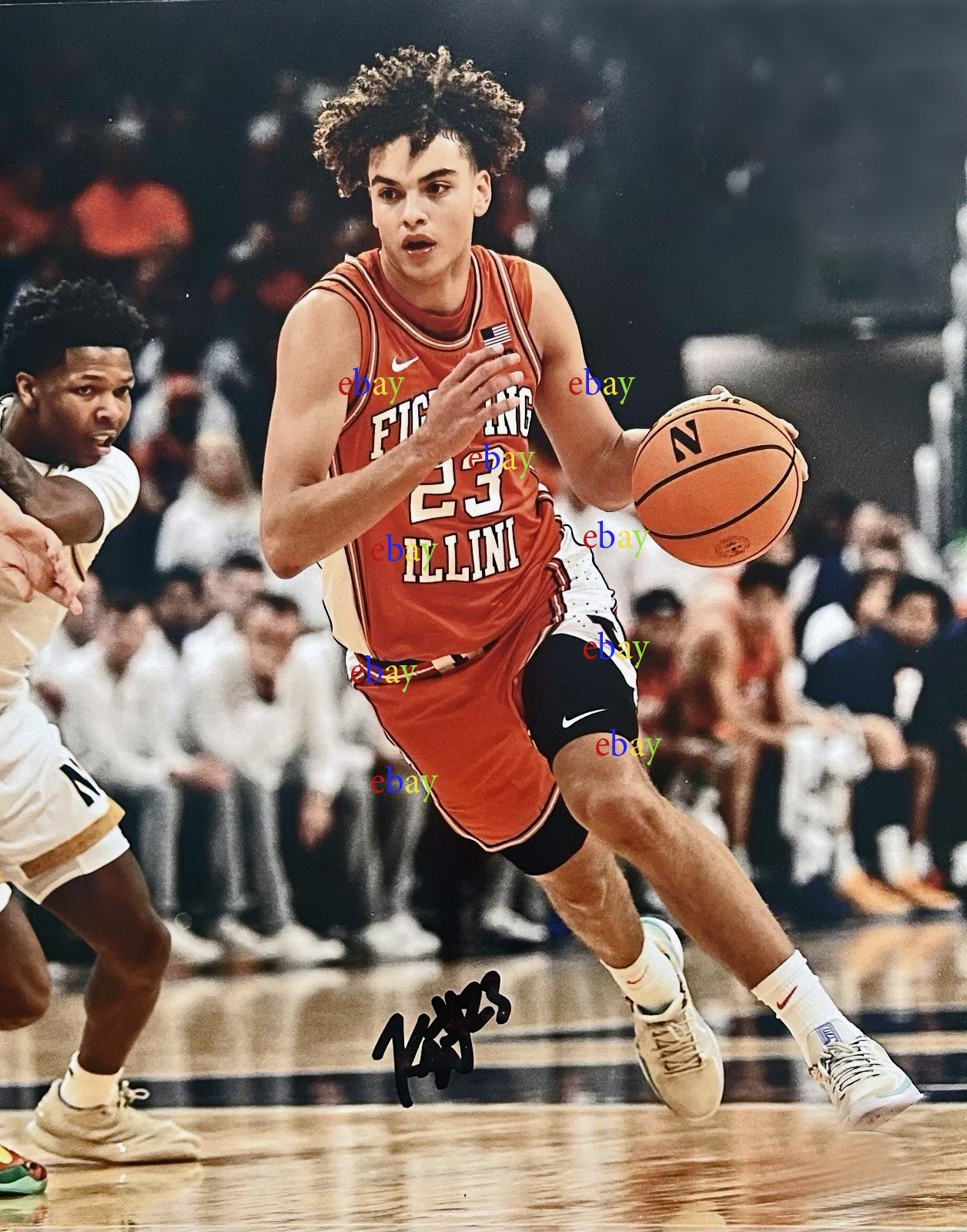 Keaton Wagler Illinois Fighting Illini 8×10 Signed photo Reprint