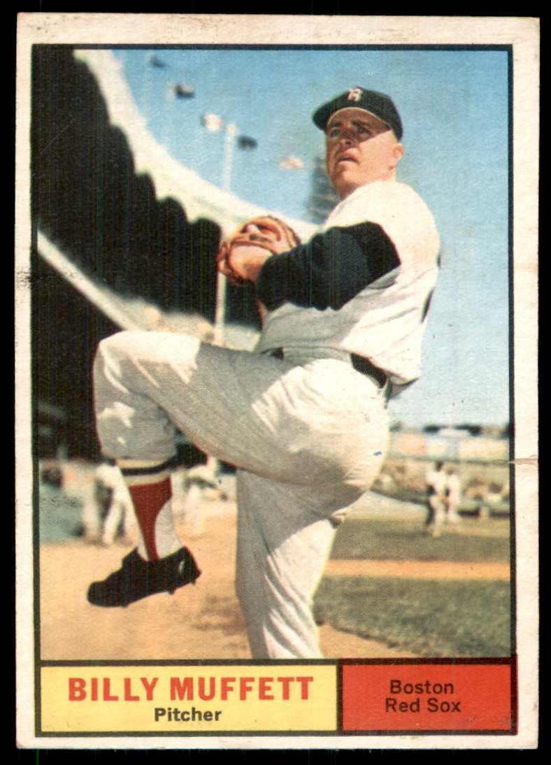 1961 Topps Billy Muffett Boston Red Sox #16
