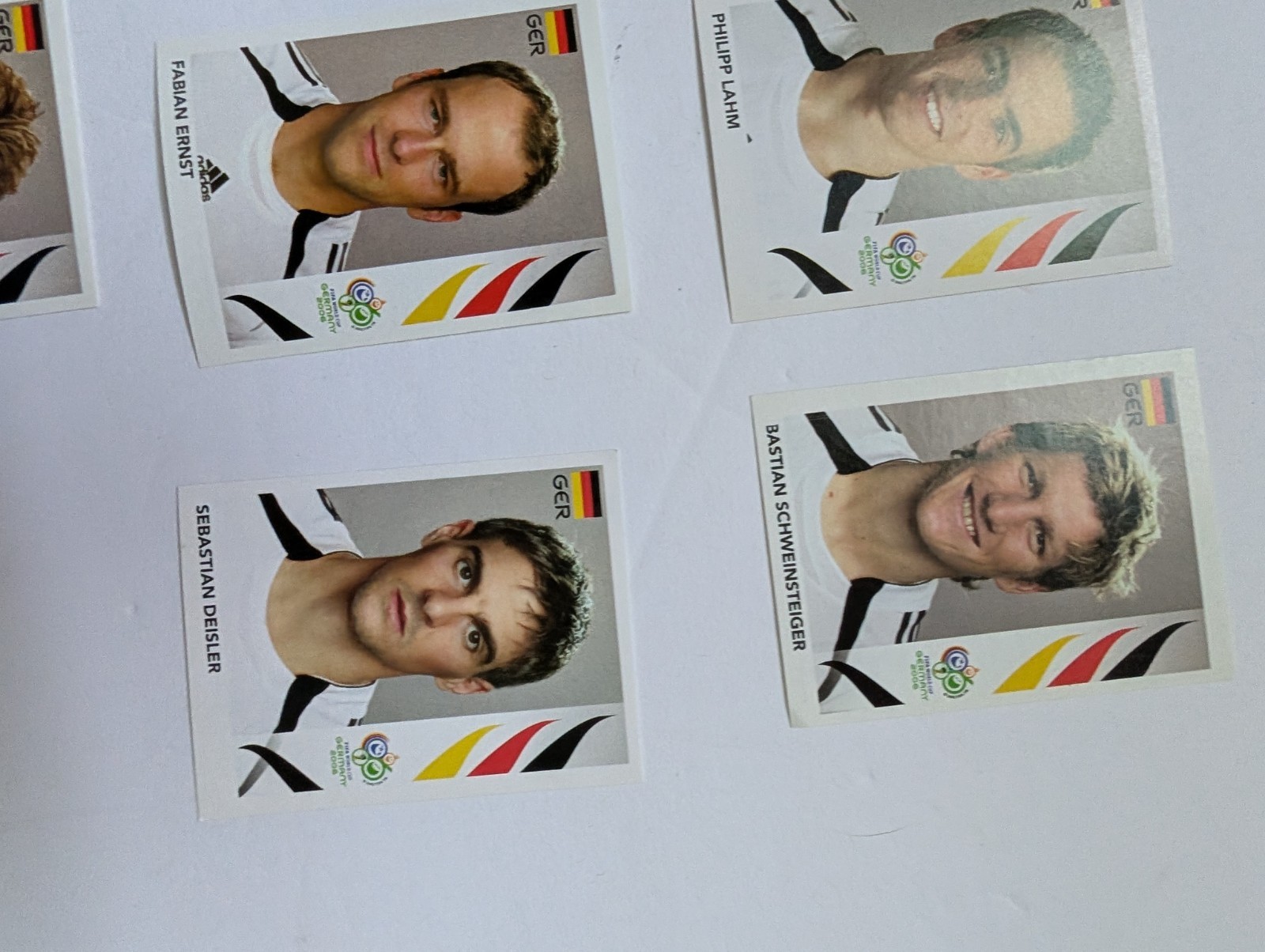 Germany National Team – Panini FIFA World Cup Germany 2006 stickers INCOMPLETE