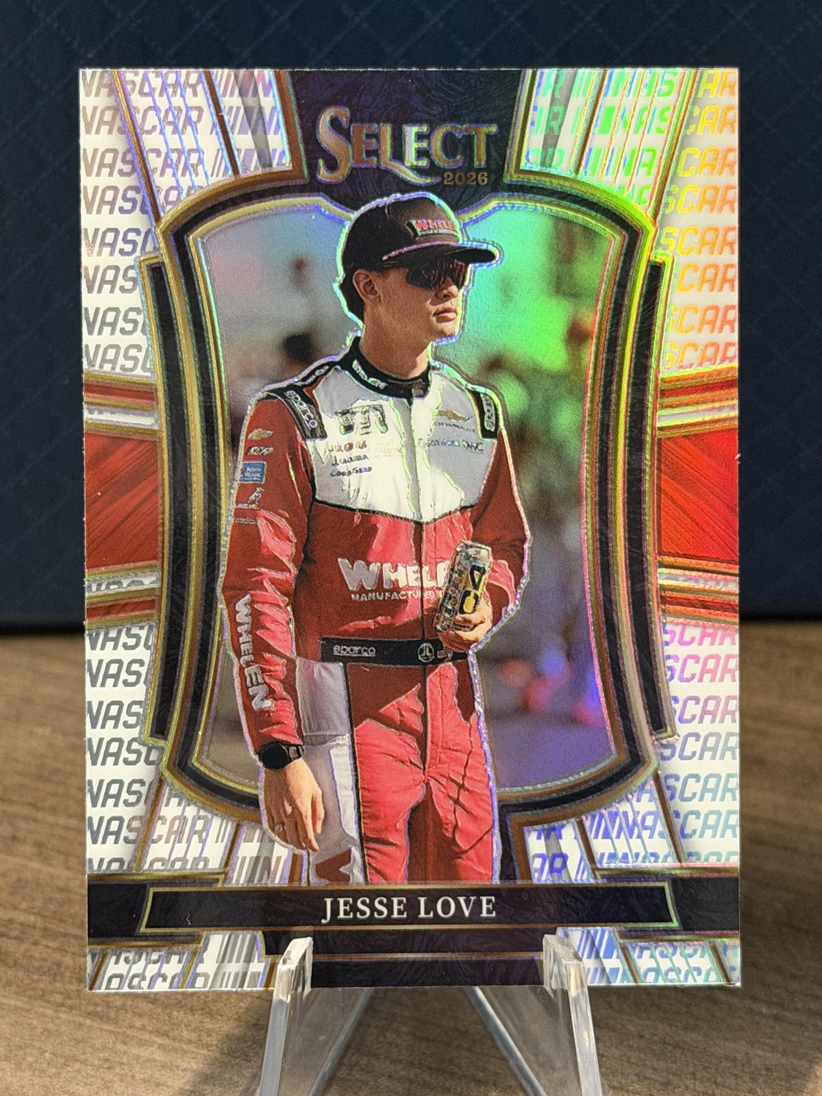 2026 Panini Select #275 Jesse Love Silver NASCAR Logo