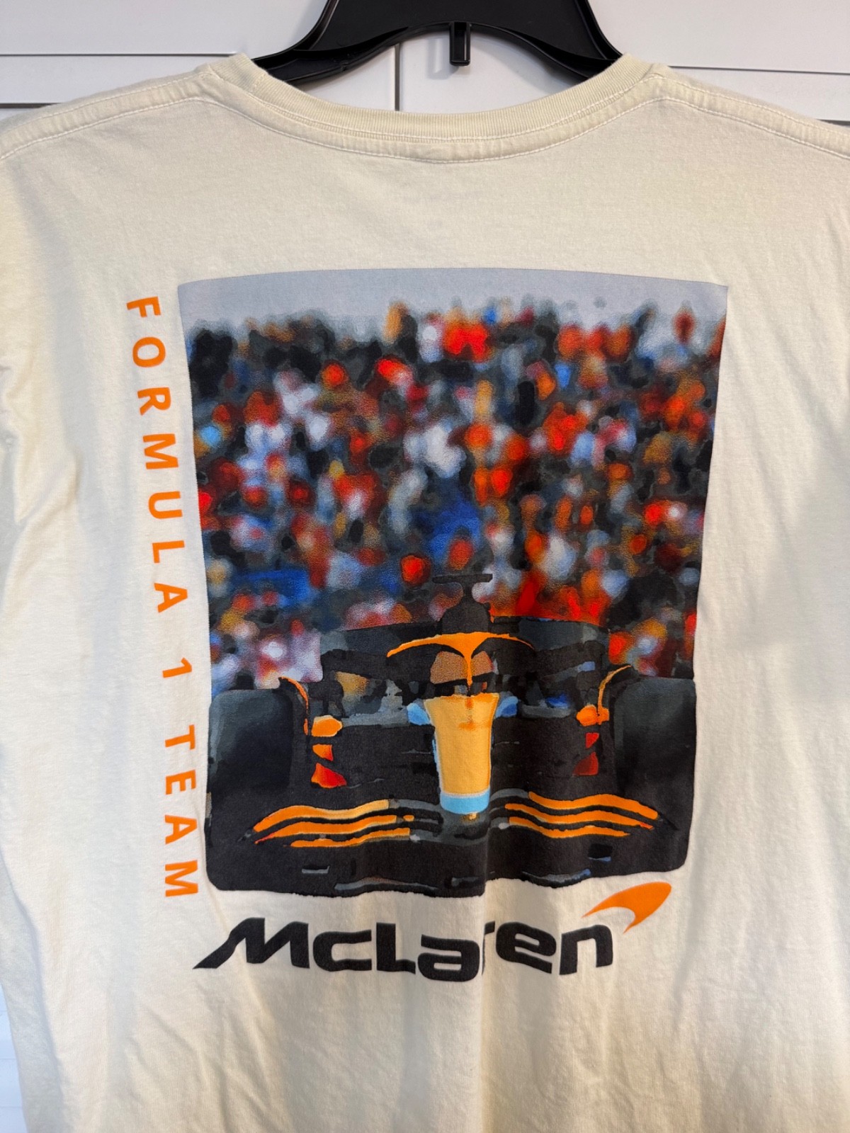 McLaren Formula 1 Team T-Shirt Mens Large White Racing-Formula 1 Team Apparel