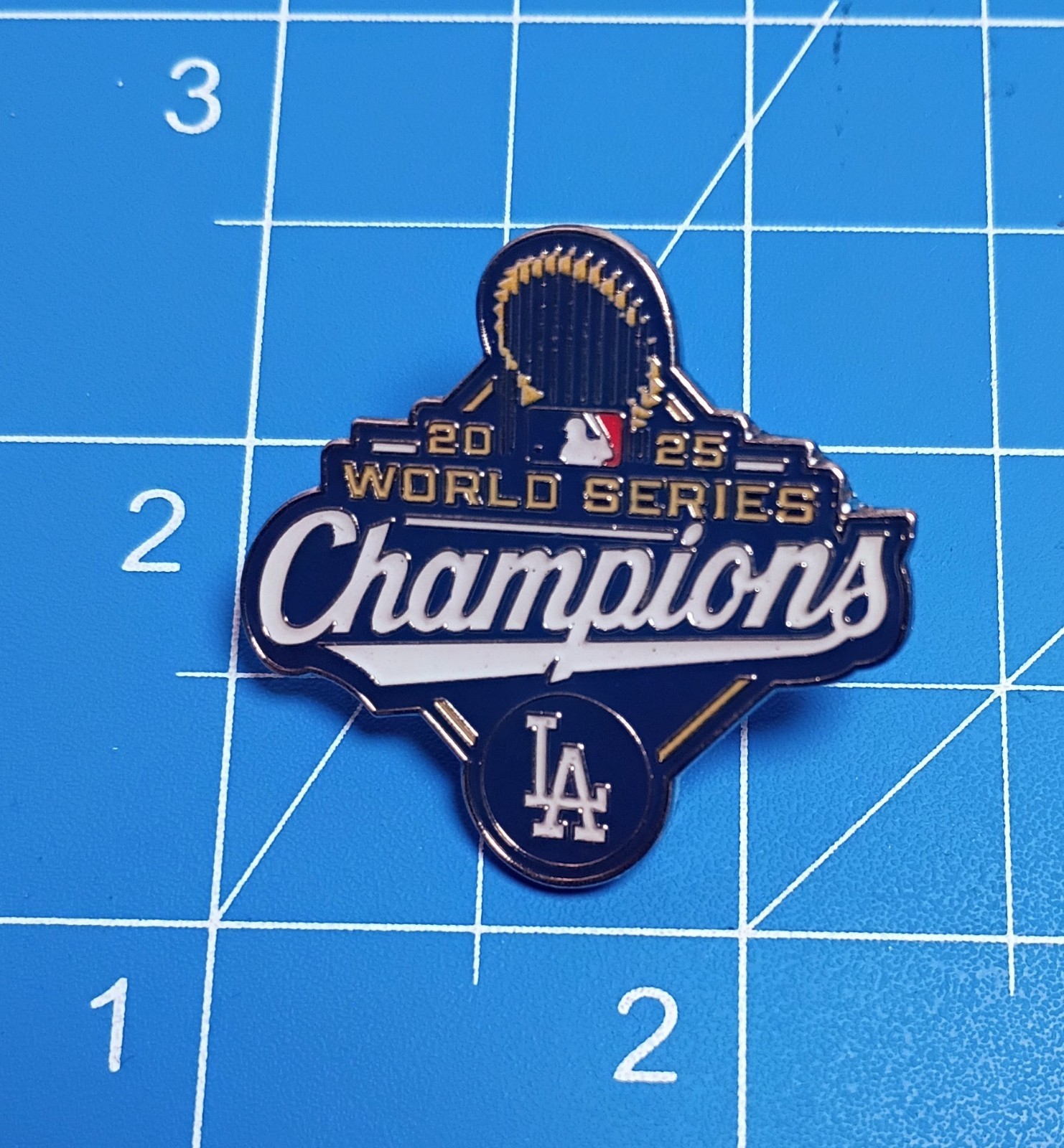 Los Angeles Dodgers championship 2025 Pin LA Champs Betts Muncy Freeman MLB