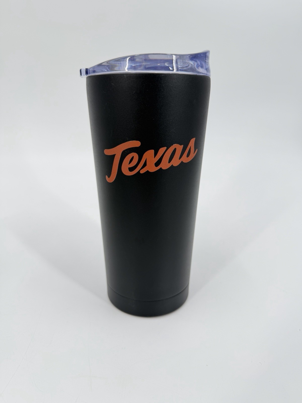 NEW Texas Longhorns NCAA Black 20oz Stainless Steel Travel Tumbler Logo Brands
