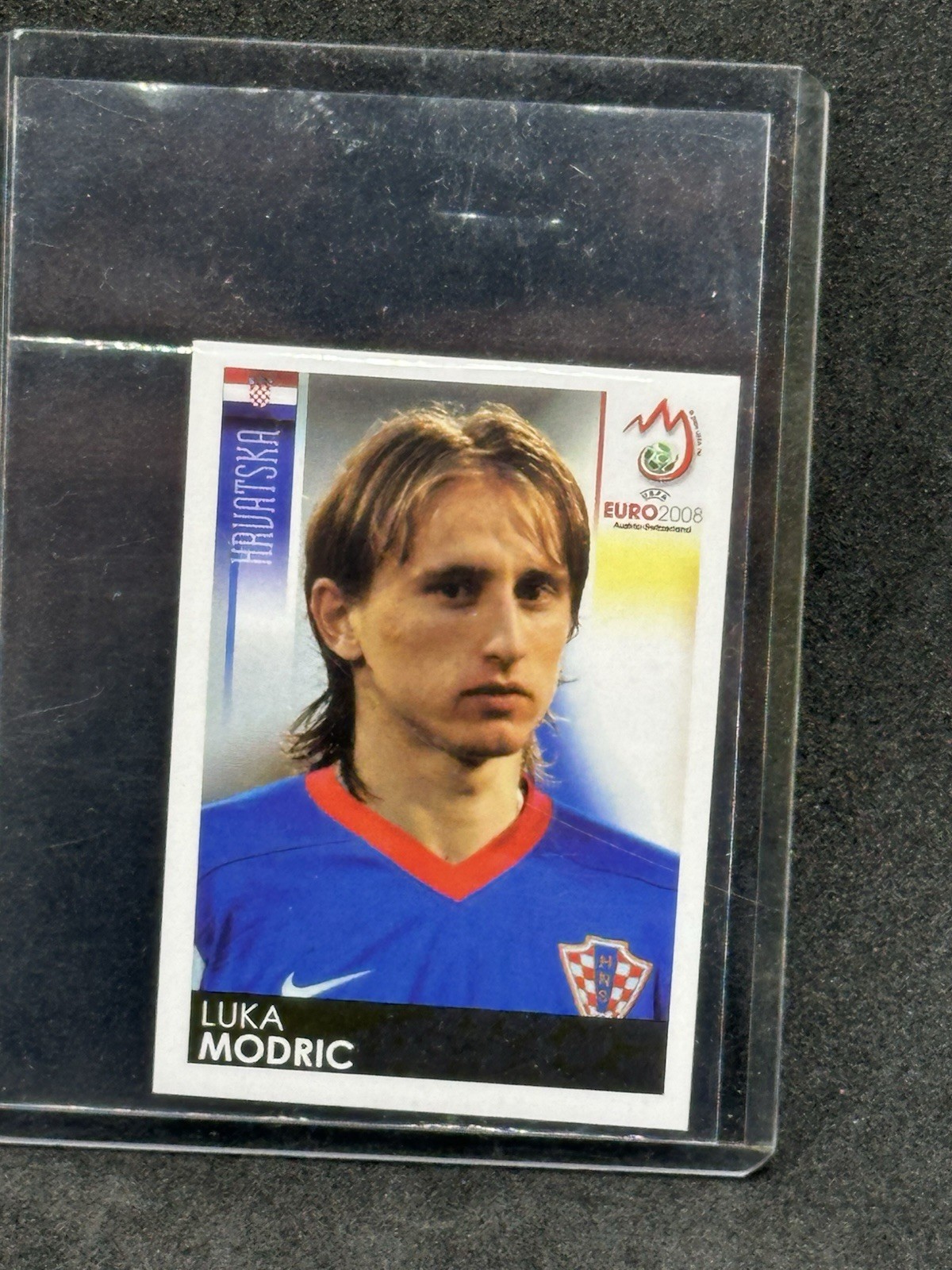 2008 Panini UEFA Euro Stickers Luka Modric Rookie RC WC Croatia #194 AC Milan
