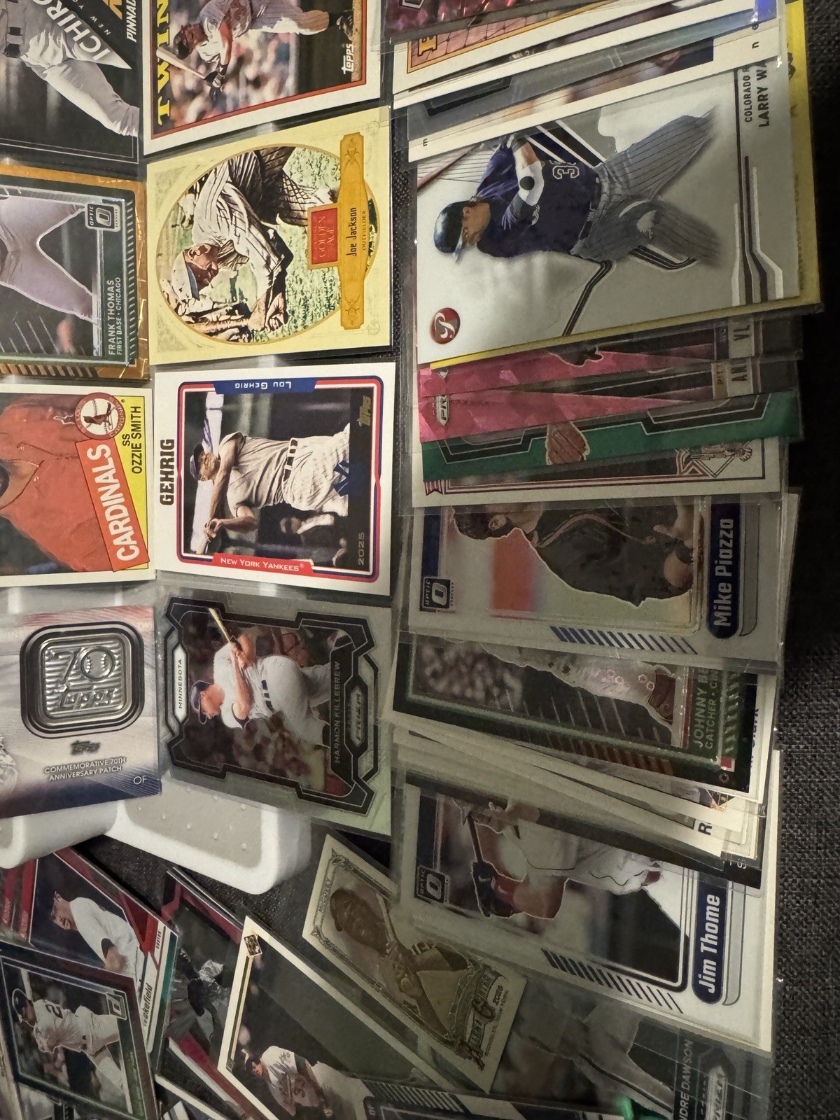 Lot of 250+ MLB Baseball Legends/Past Stars/HOF Cards – Mixed Brands – SEE LIST