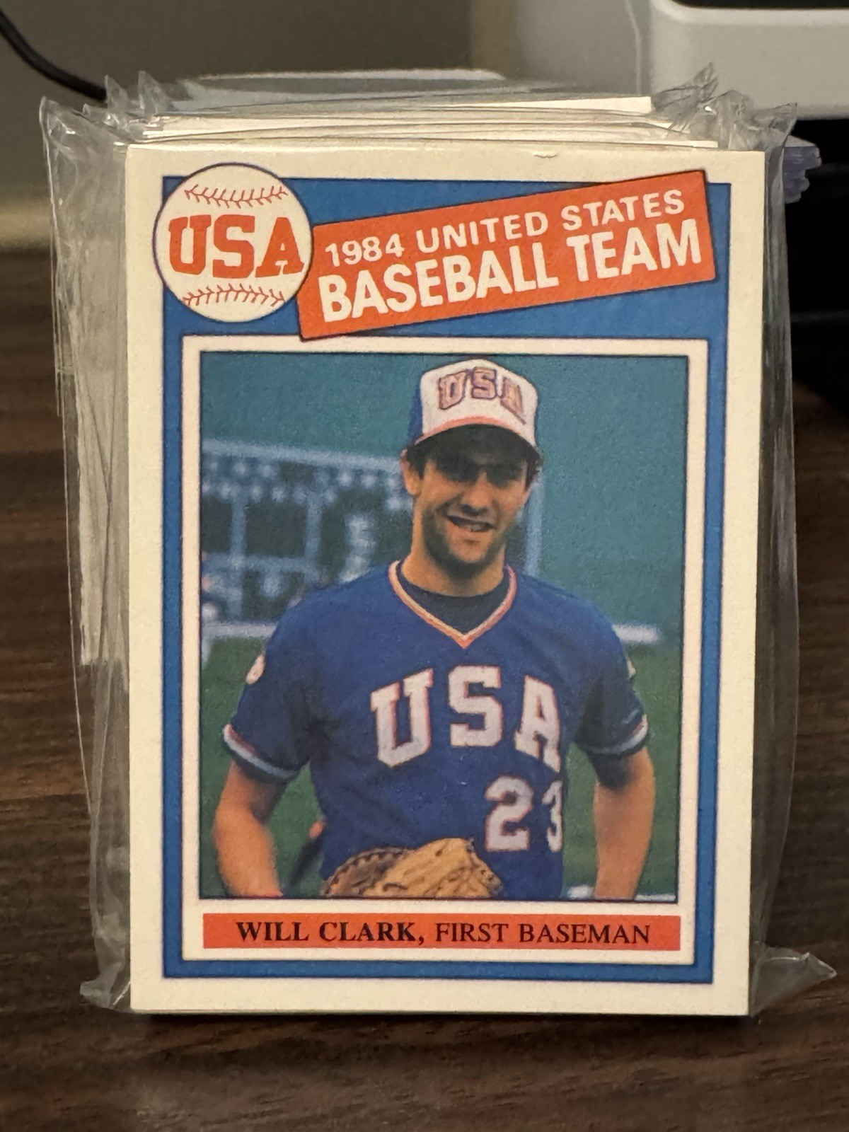 1984 Topps Will Clark Olympic United States Team Mississippi State RC Quantity