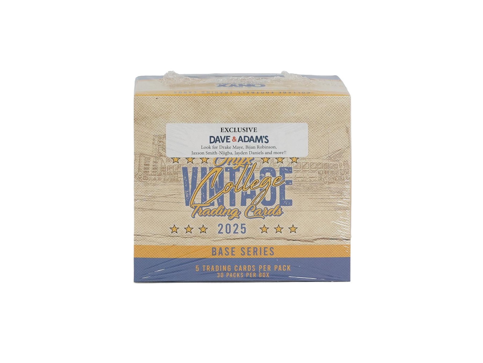 2025 ONYX VINTAGE COLLEGE FOOTBALL HOBBY BOX
