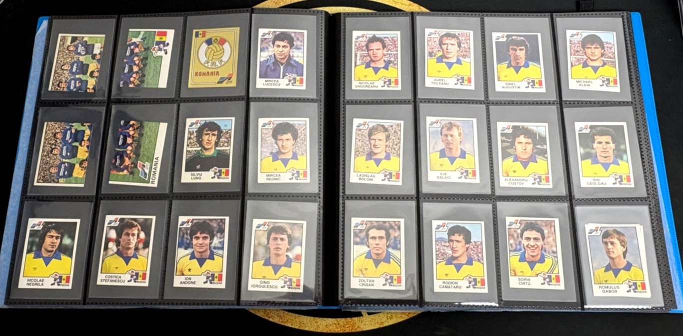 1984 Panini EURO 84 France Complete Loose Non-stuck Sticker Collection + Packet