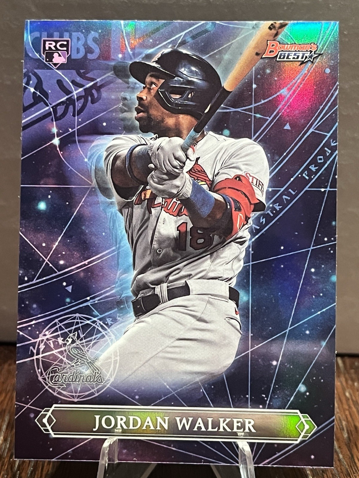 2023 Bowmans Best Baseball Jordan Walker Astral Projections Rookie Refractor